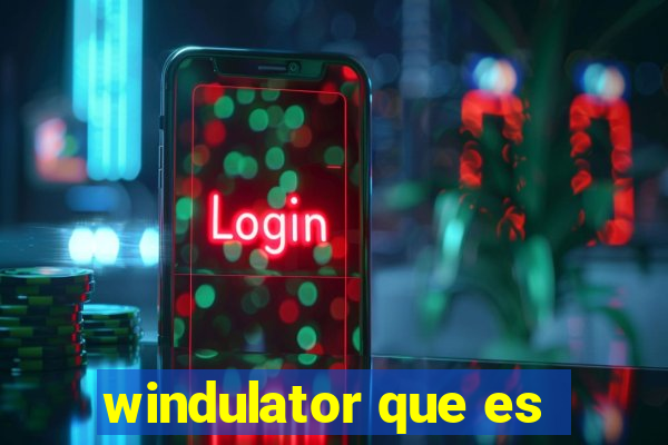 windulator que es